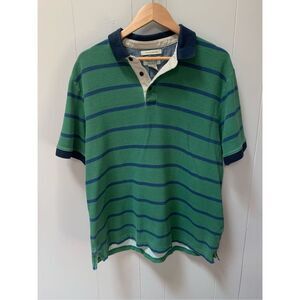 Vintage LL Bean Men Casco Bay Polo Shirt Pullover Short Sleeves Collared Size la